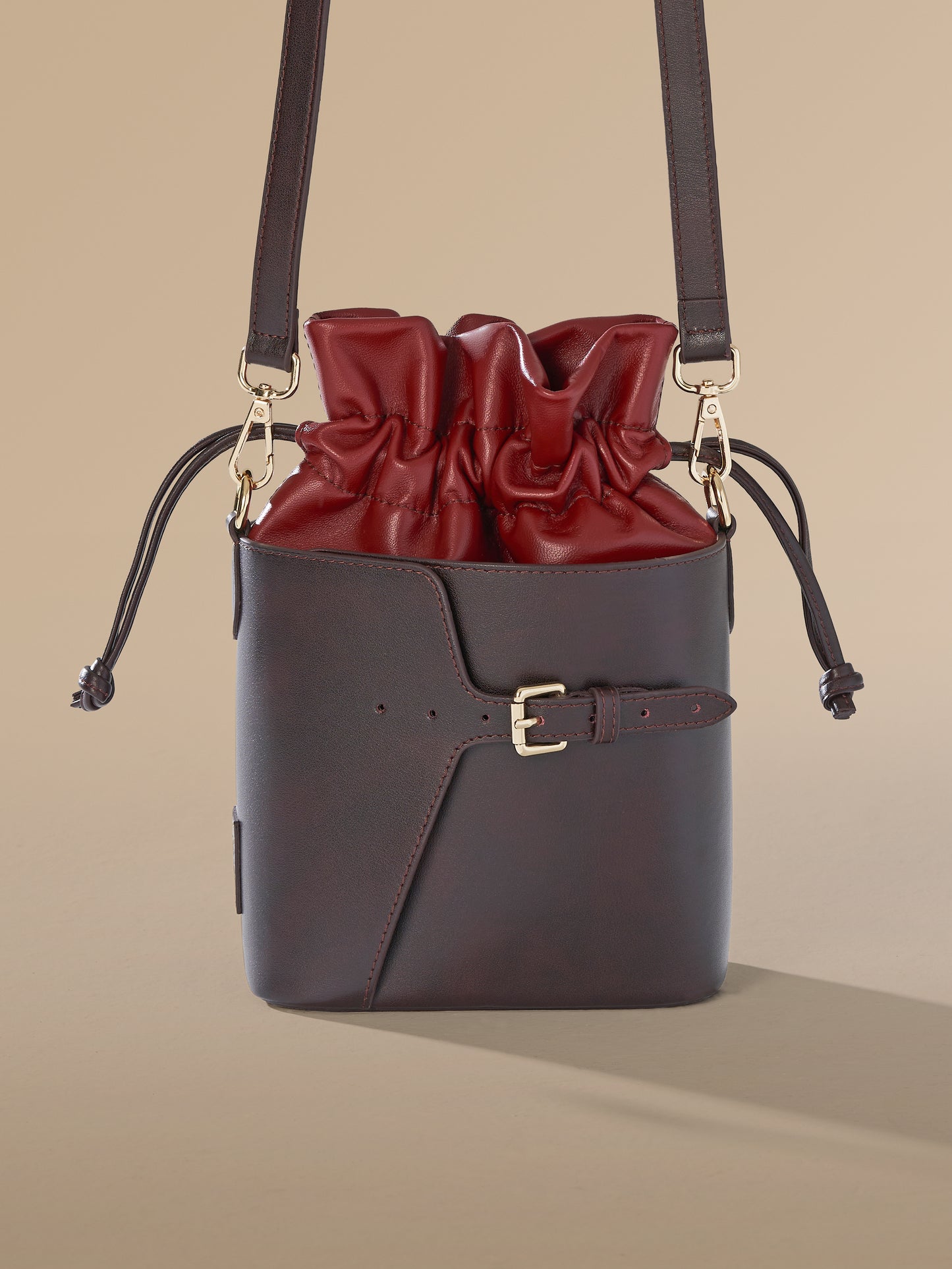 Canter Bordeaux Bucket Bag