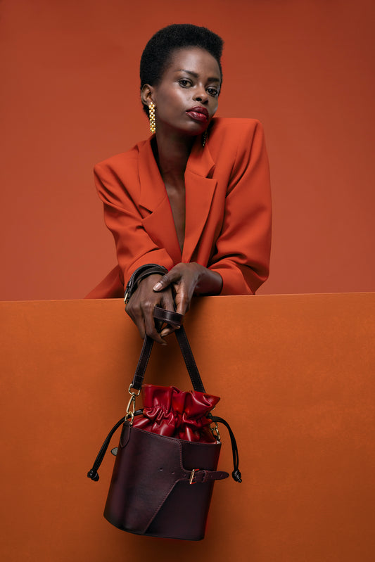 Canter Bordeaux Bucket Bag