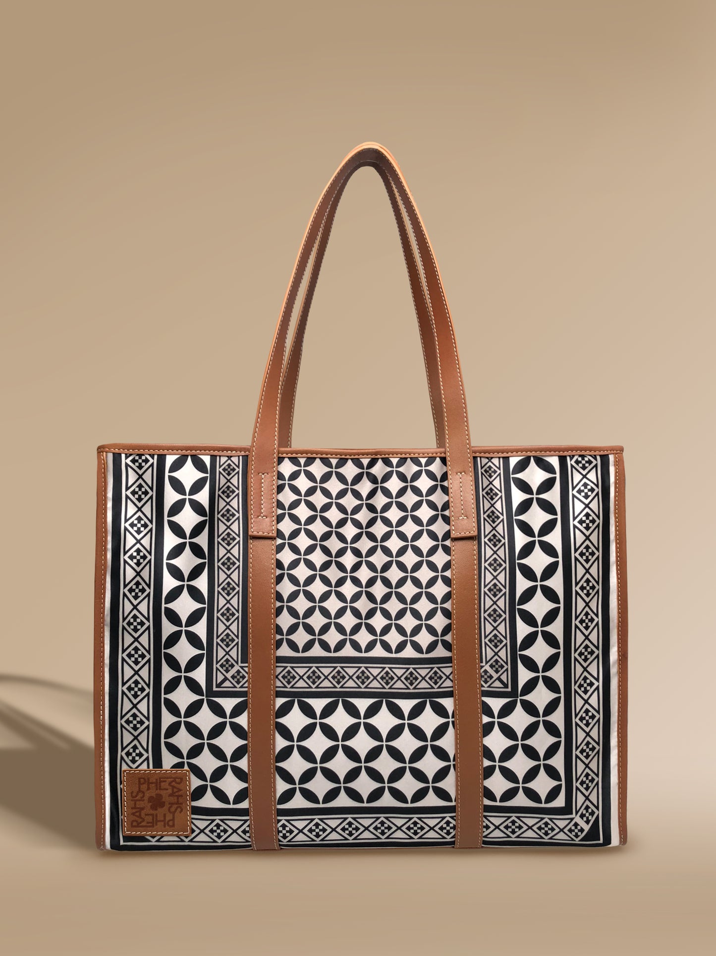 Byzantium Grid Shopping Bag